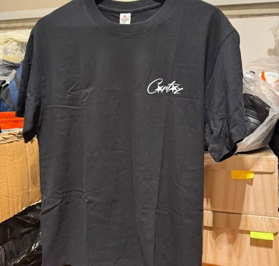 REMERA CORTEIZ NEGRA LOGO de Corteiz