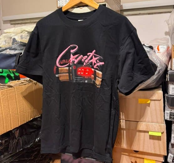REMERA CORTEIZ NEGRA "NO TIME 4LUV" C4 de Corteiz